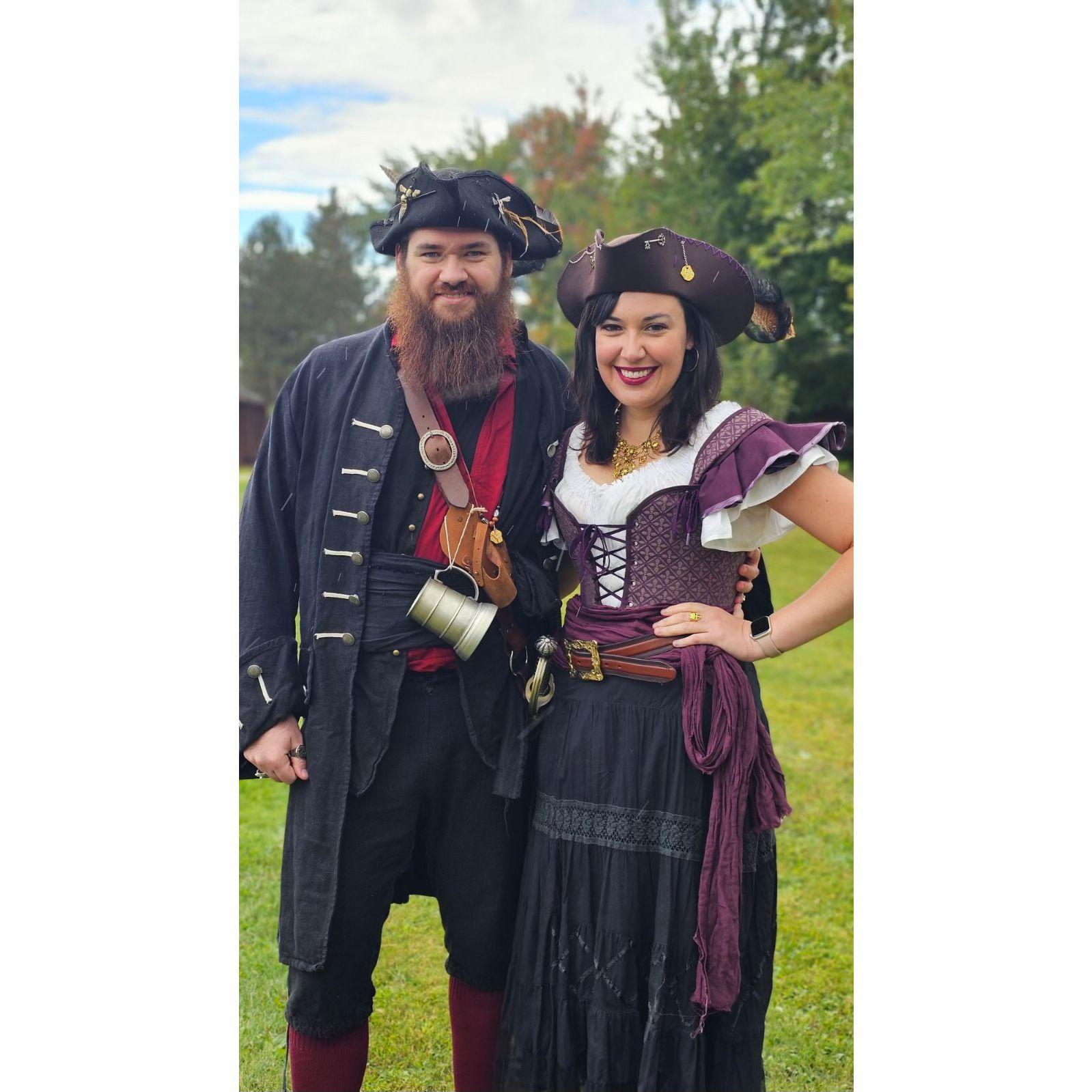 Our first pirate event together!
