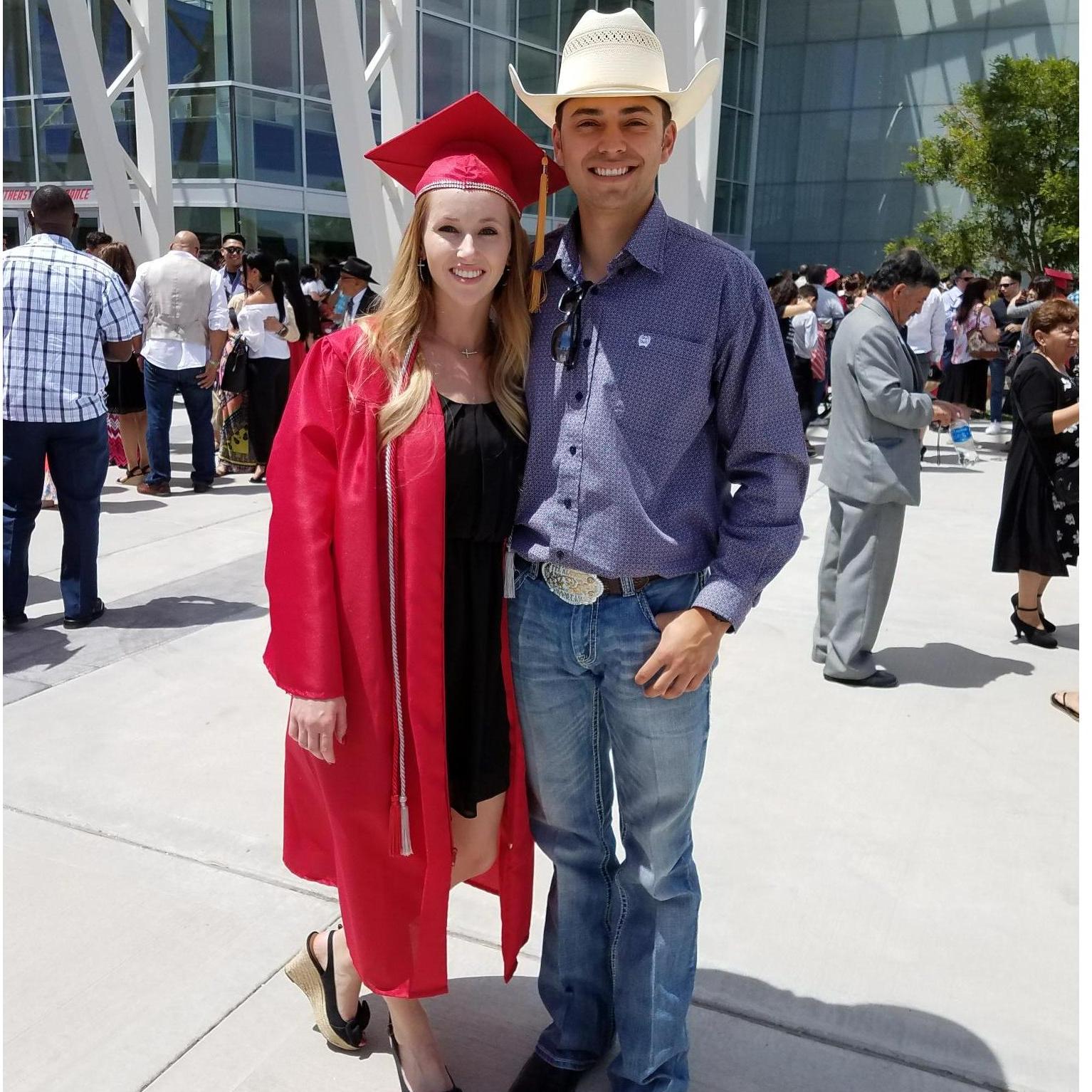 Tiffini's graduation with BSN May 2017