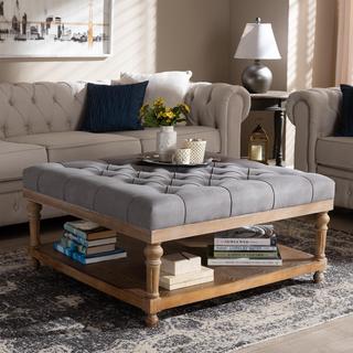 Kelly Rustic Cocktail Ottoman