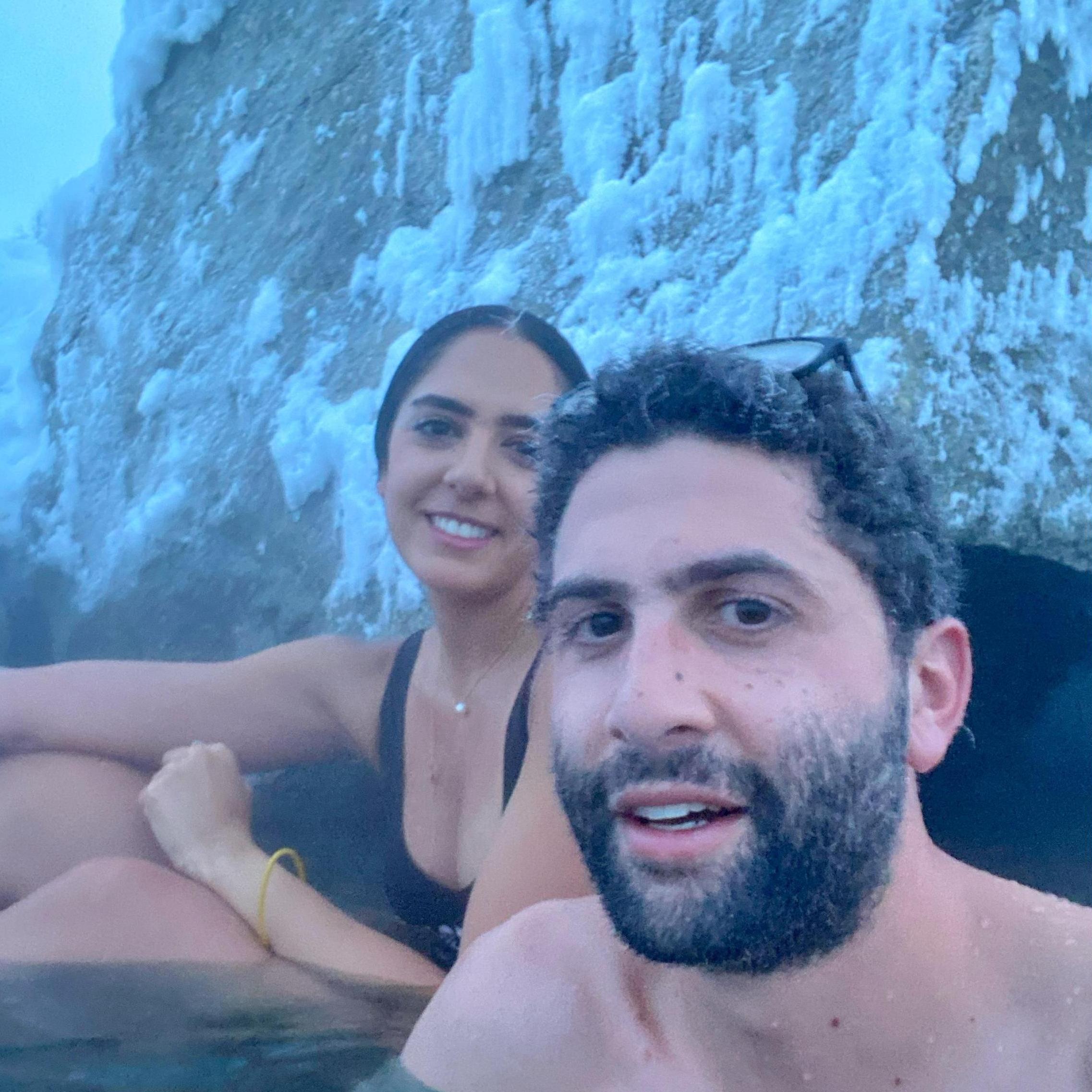 Thermal bath in Alaska.