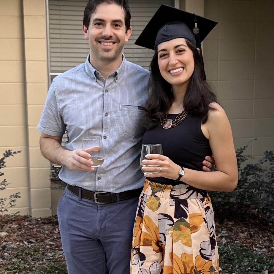 And Steve is Amanda’s biggest fan, too. (UF MBA Graduation, December 2023)