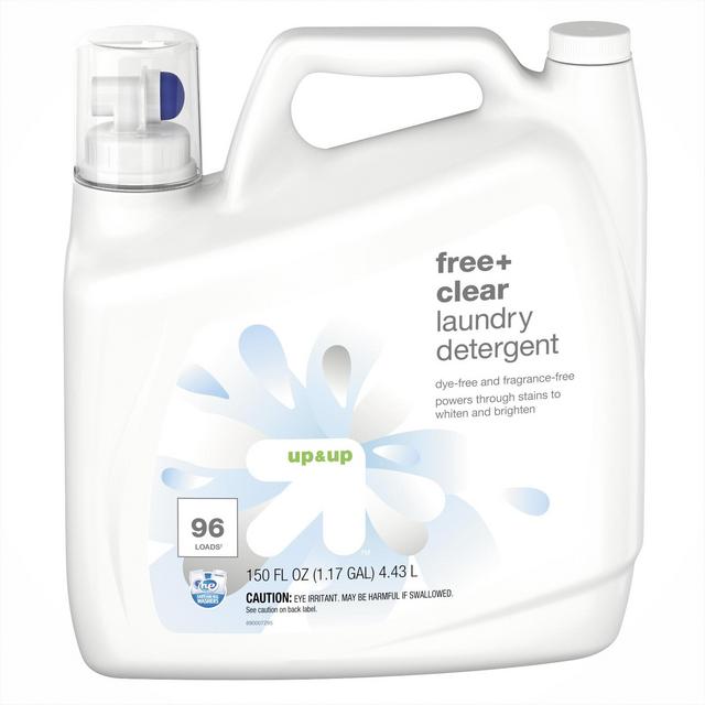 Free Clear HE Liquid Laundry Detergent - 150oz - Up&Up™