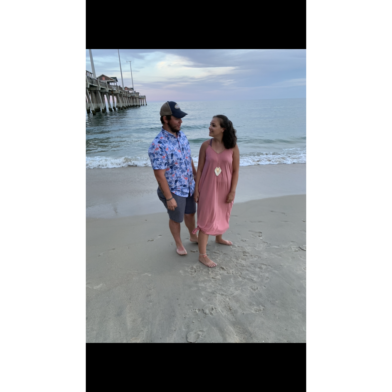 Darian may love the mountains but Sam loves the beach!