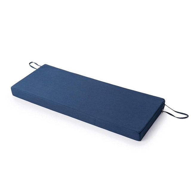 SK Studio Outdoor Bench Cushion Cover 42 x 18 x 3 inch, Waterproof UV Protection Patio Covers Replacement with Zipper for Swing Loveseat Furniture, 1 Pack, Cover Only, Navy Blue