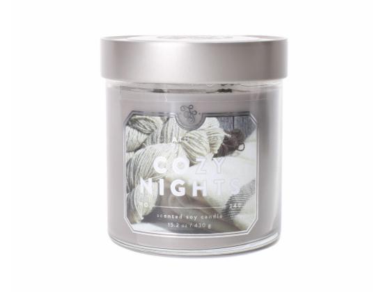 “Cozy Nights” Signature Soy Candle