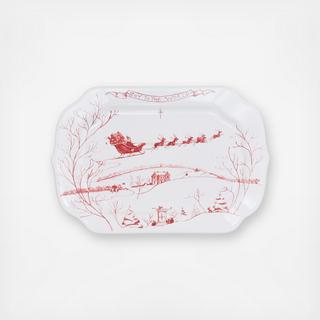 Country Estate Winter Frolic Joy Gift Tray