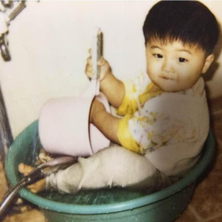 Yong: swimming in a big bowl. He had no idea it is the same bowl grandmothers use to prepare and season kimchi.