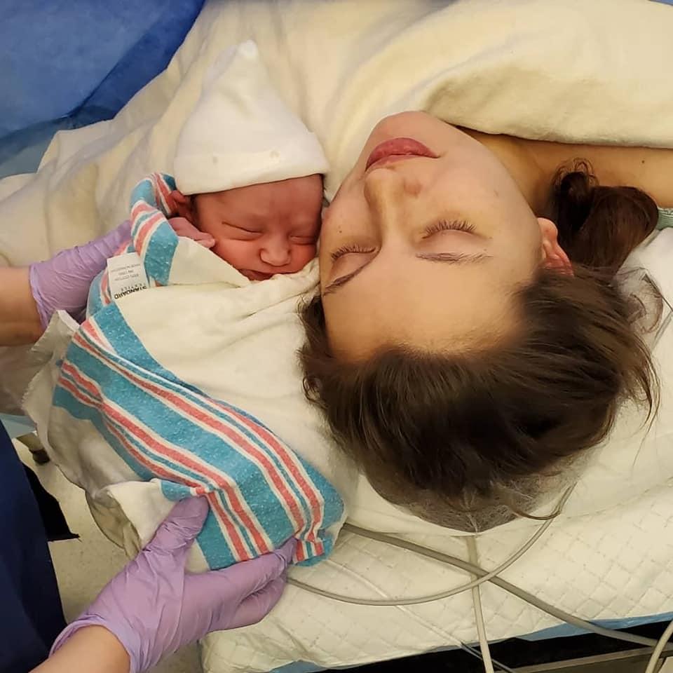 Our first baby was born