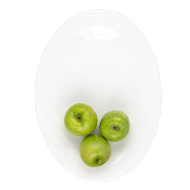 Organic Oval Ceramic Serving Platter