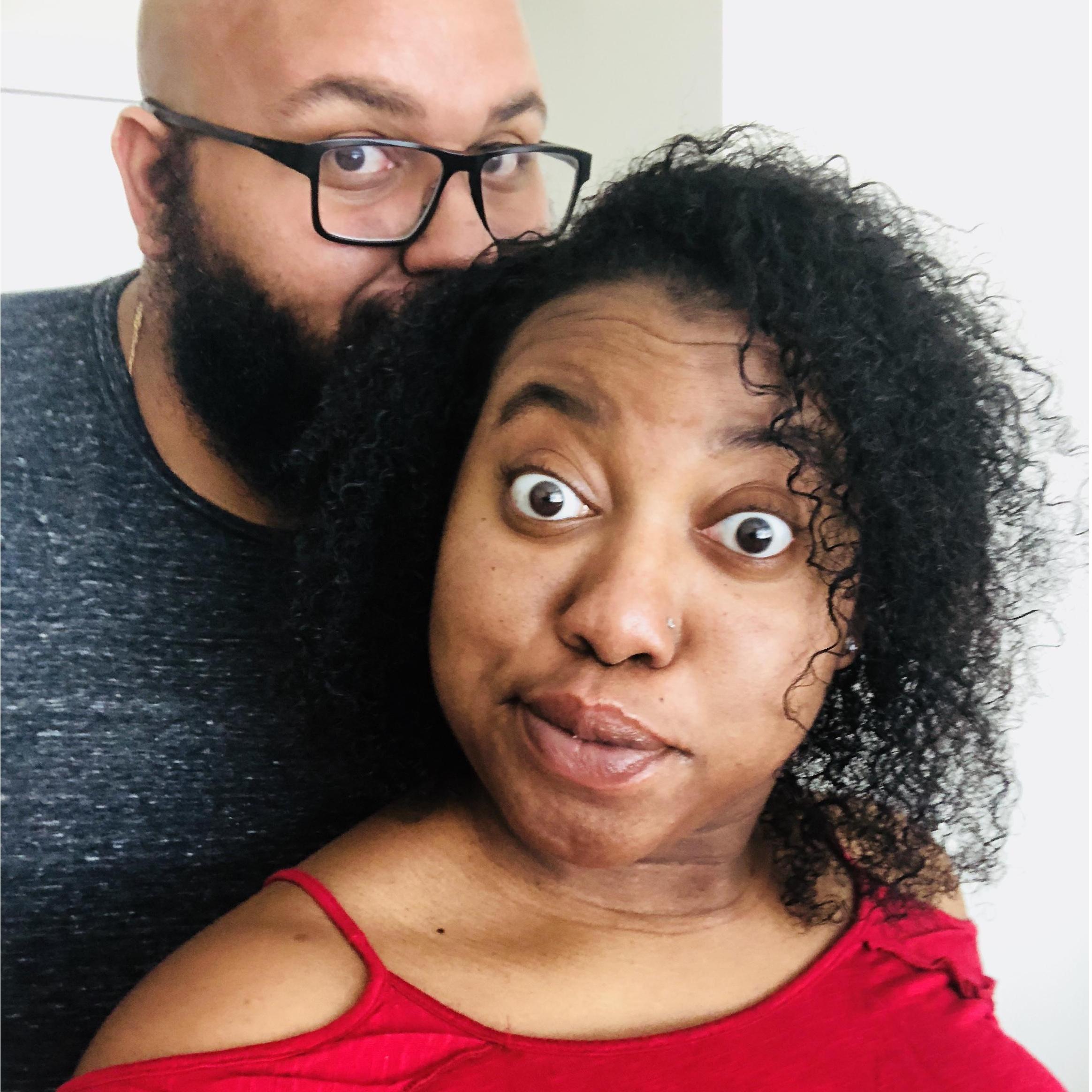 Being silly at home