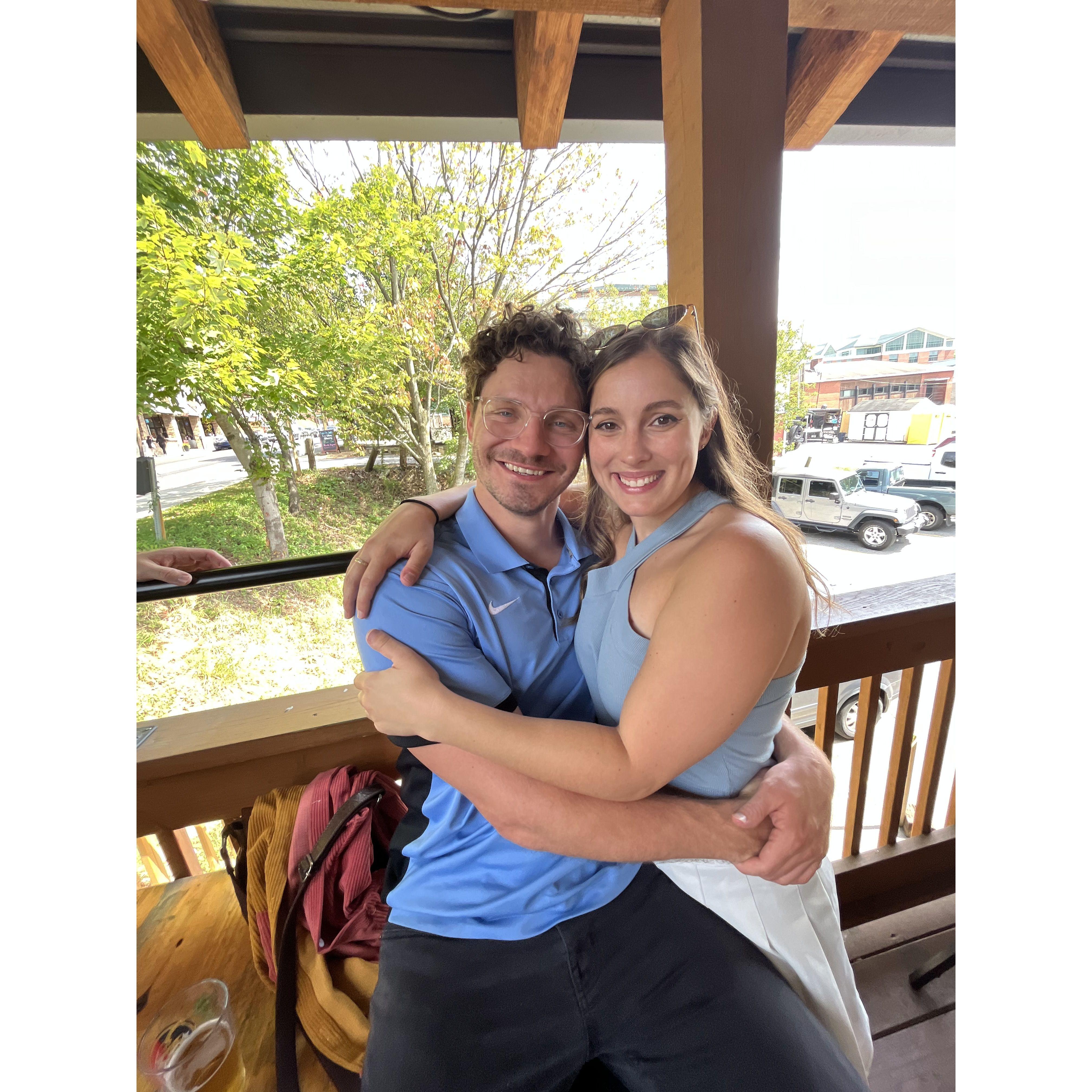 Always rooting for the Heels, even in Boone, NC!