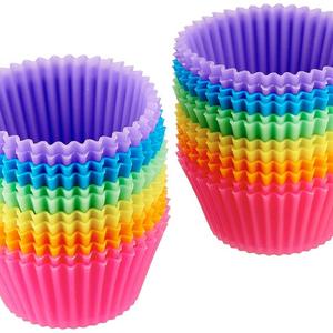 FOCCTS foccts silicone muffin pan, 24 mini cupcake pan for cream