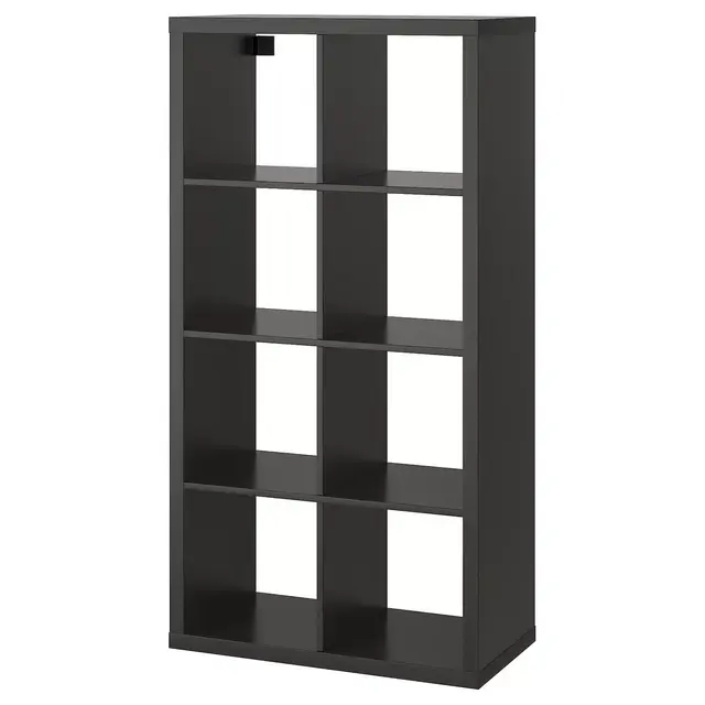 KALLAX Shelf unit, black-brown30 3/8x57 7/8 "