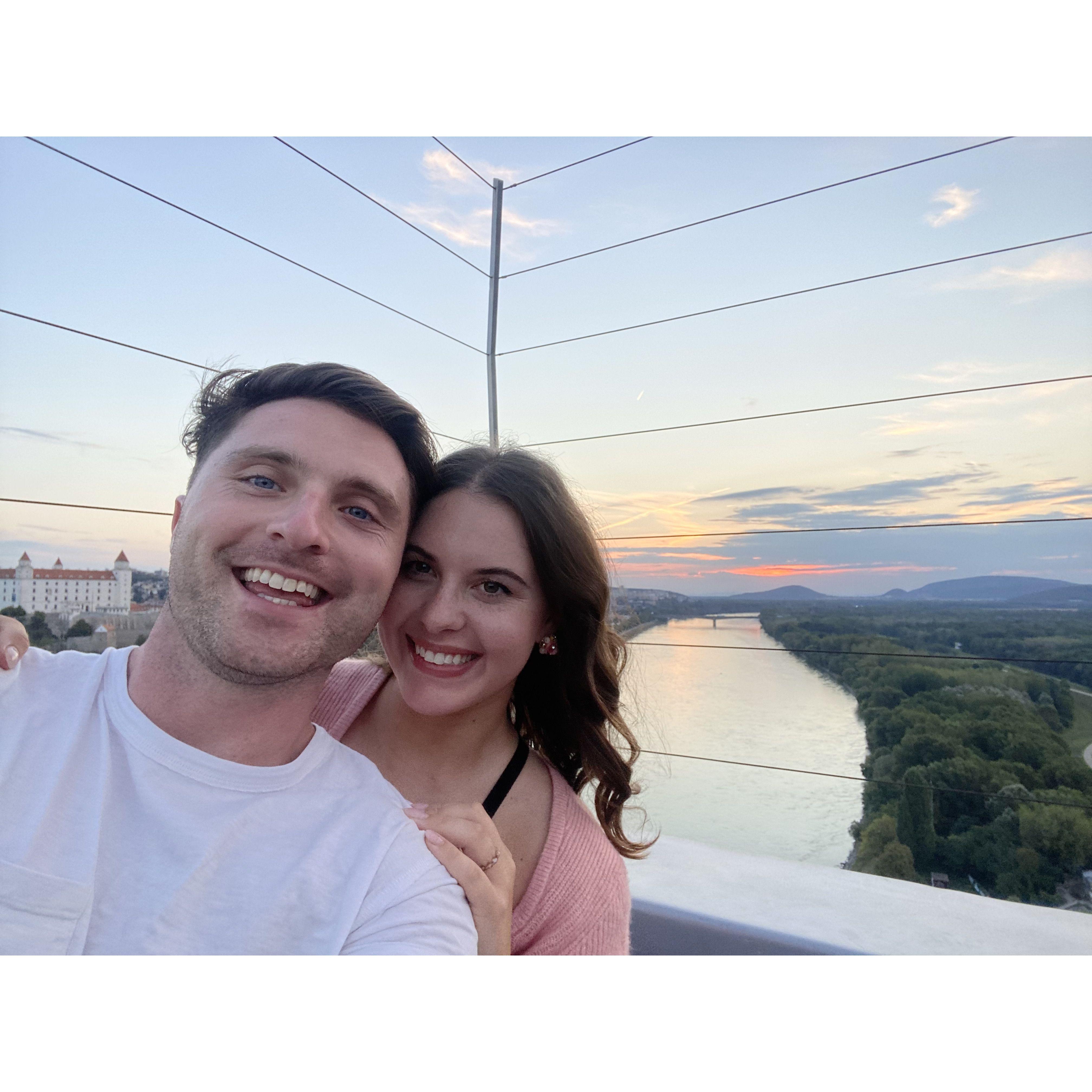 Bratislava! Where we first said 'I love you'!