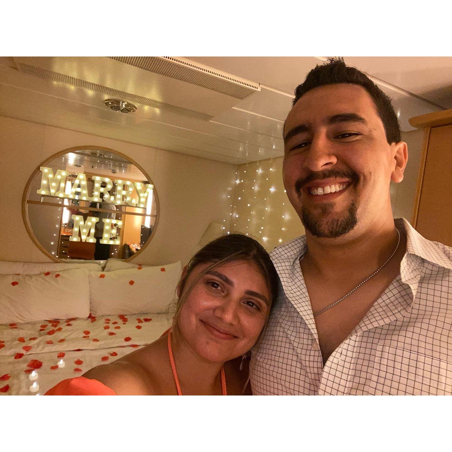 We got engaged August 28th, 2022 & celebrated our 3rd year anniversary