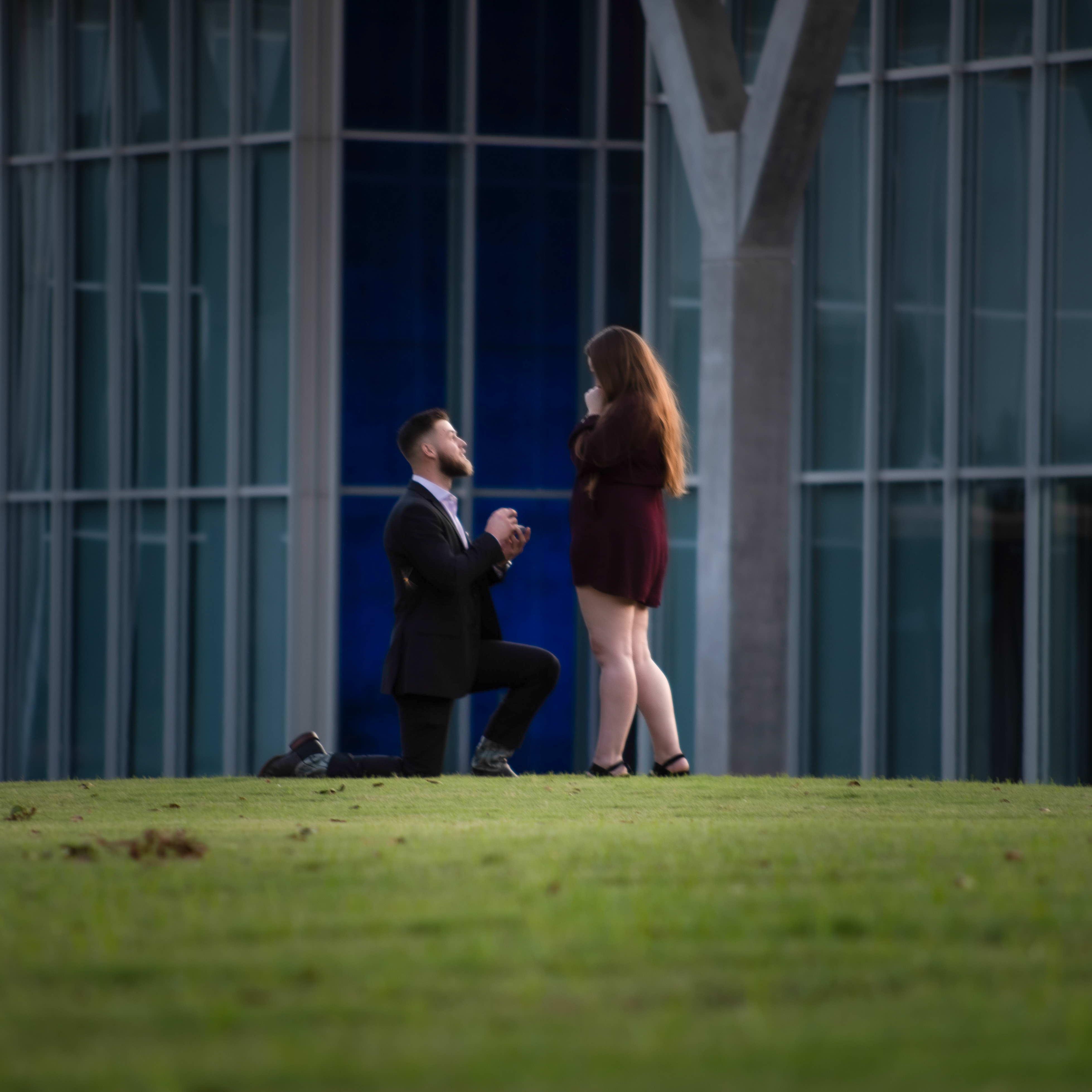 The moment he proposed!