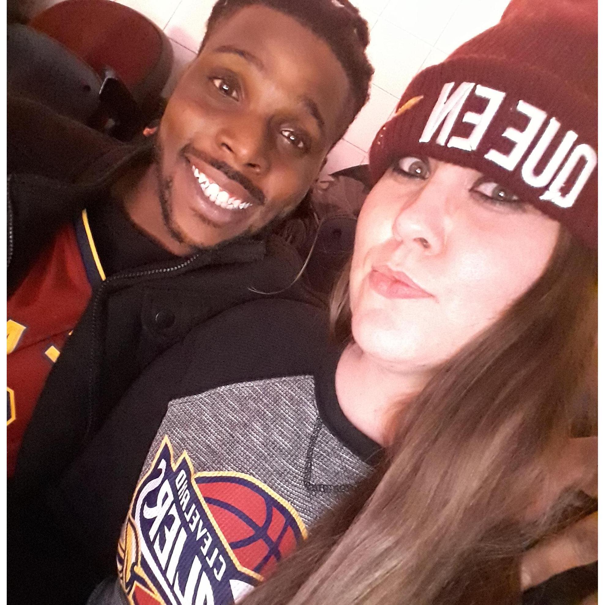 Our First Cavs Game together