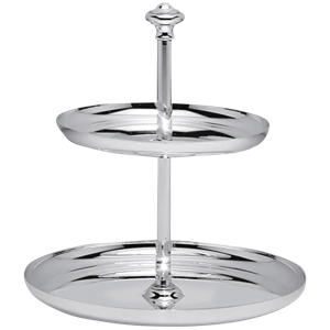 Albi 2-Tier Silver-Plated Pastry Stand