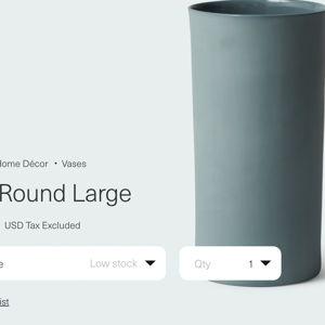 Mud Vase Round Large