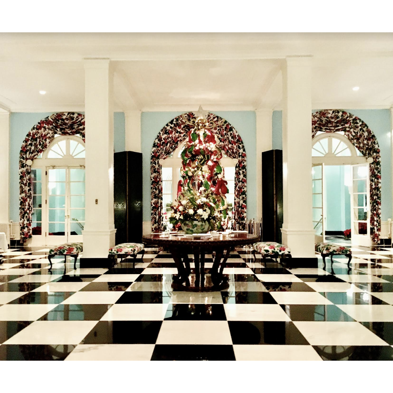 first Christmas at The Greenbrier