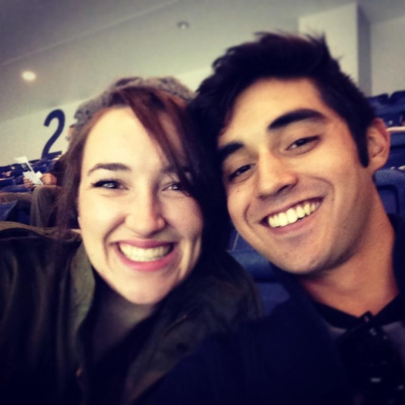 First date hockey game circa 2013