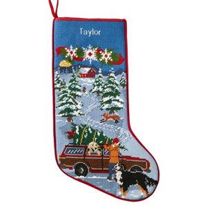 Needlepoint Christmas Stocking | Holiday Items at L.L.Bean