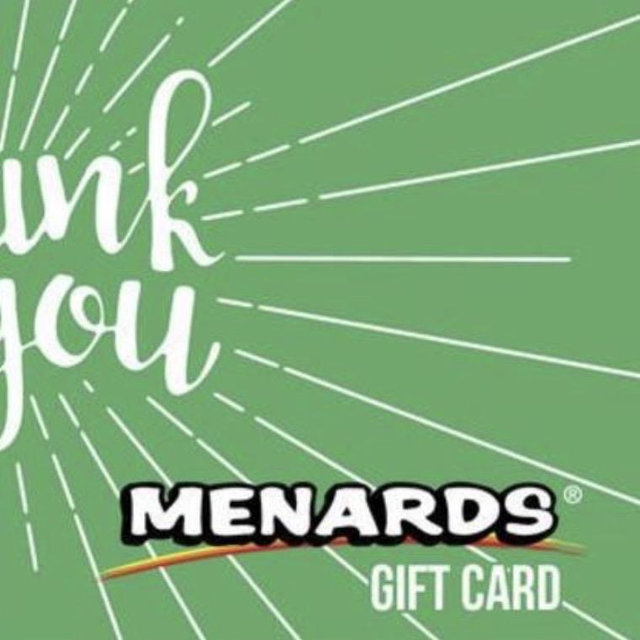 Menards Gift Card