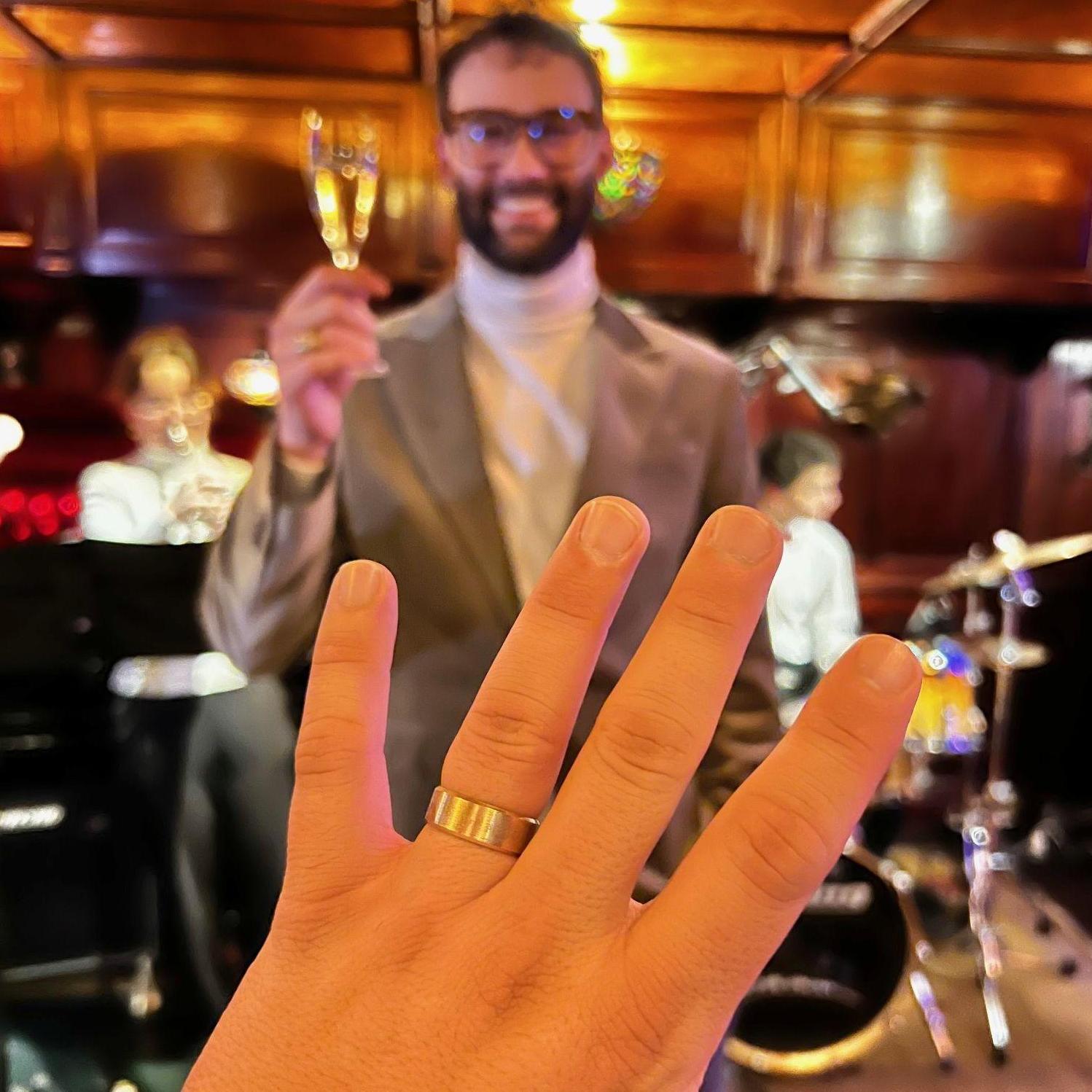 Jayson's proposal to Sky in Paris on New Year's Eve. 🥂
