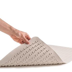 Epica Anti-Slip Machine Washable Anti-Bacterial Bath Mat 16" x 28" Natural Rubber
