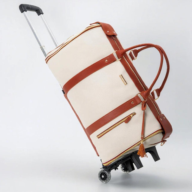 Luhxe Travel Bag 2.0 Snow colored with wheels