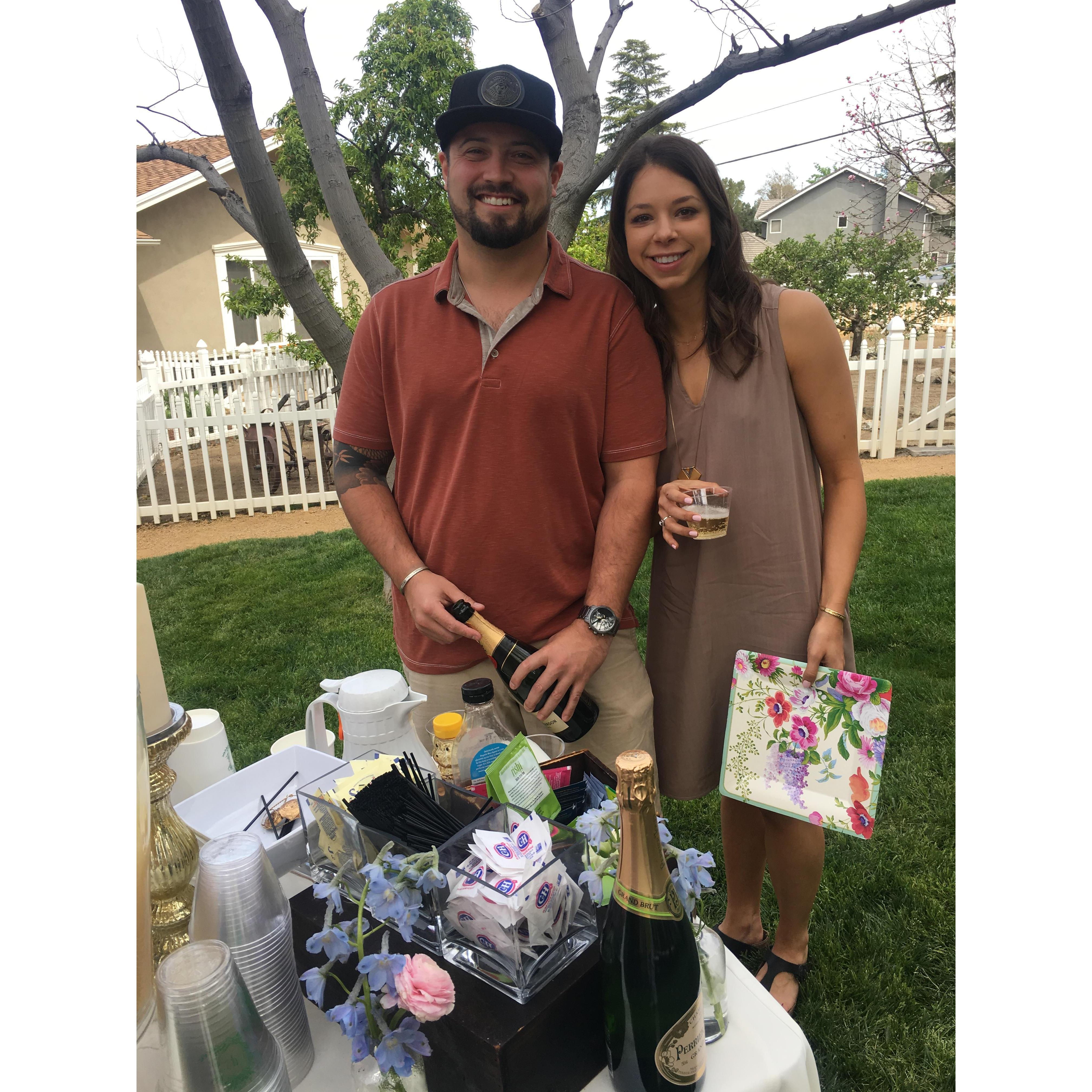 At Ross & Allie's wedding!