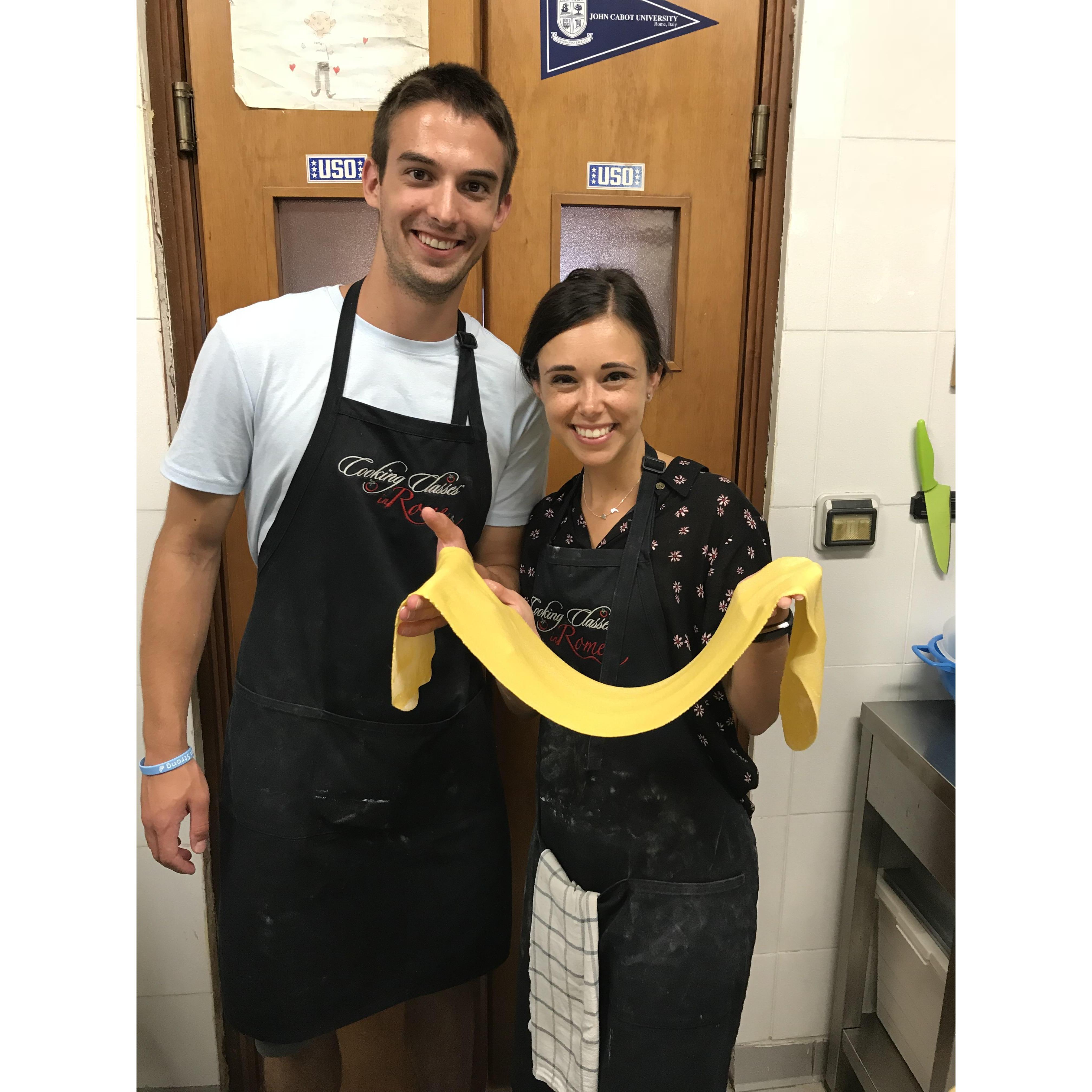 Cooking in Rome!