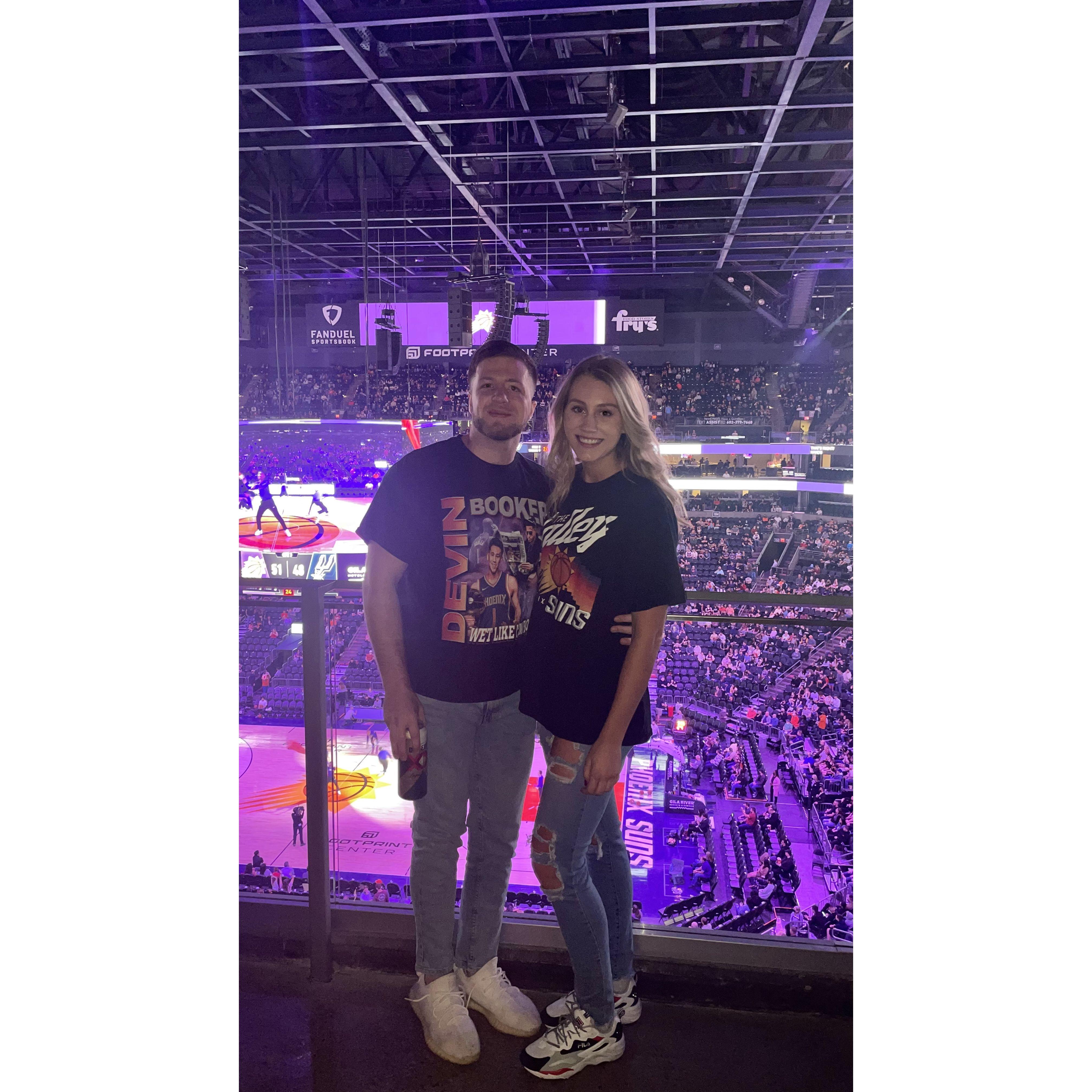 Phoenix Suns Basketball game.