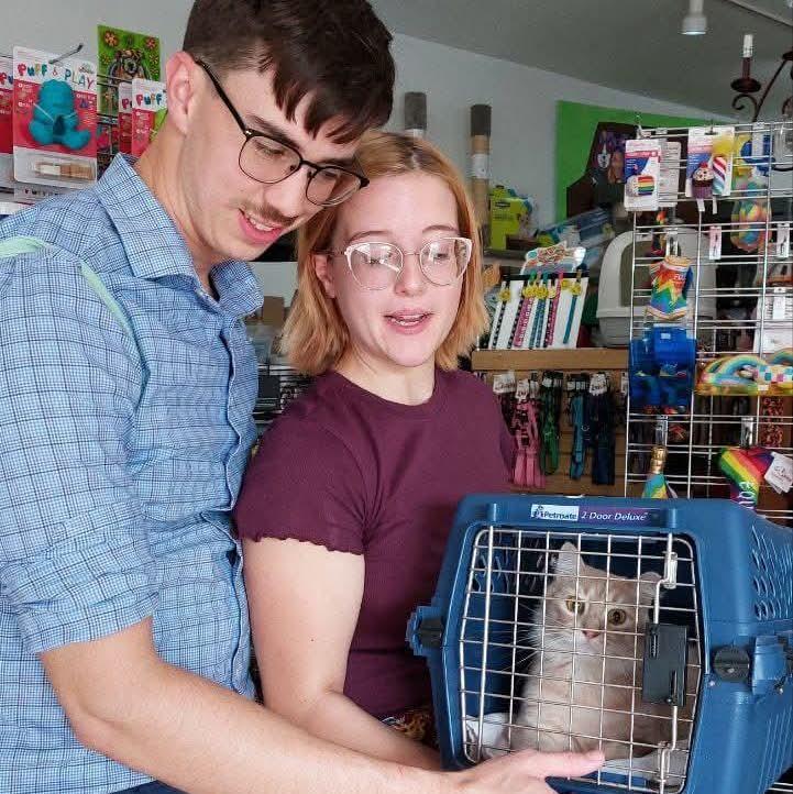 The day we we brought our girl, Ghostie, home.