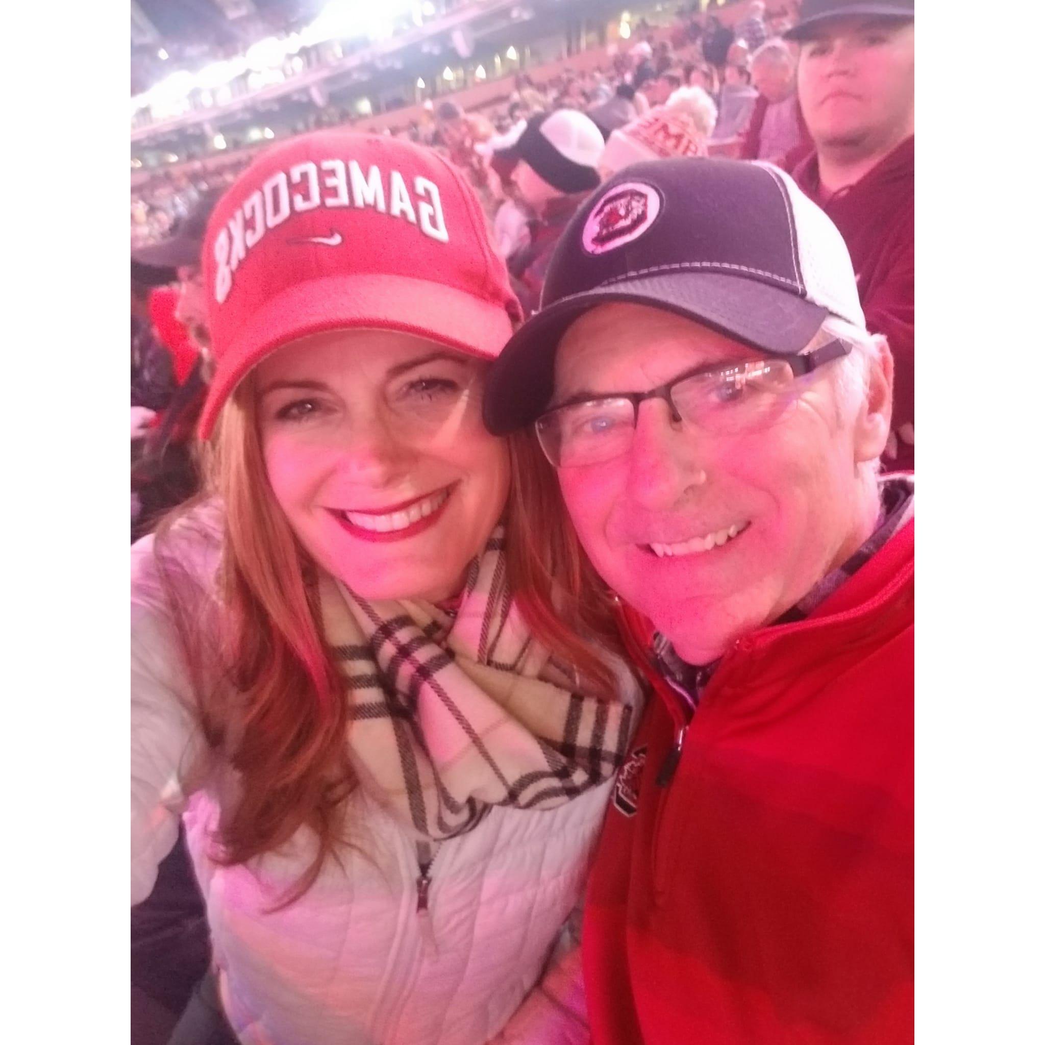 USC Gamecocks Game! South Carolina beats Vanderbilt! November 2022 Nashville