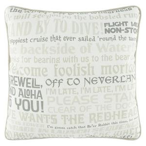 Disney Parks Icons & Verbiage Pillow