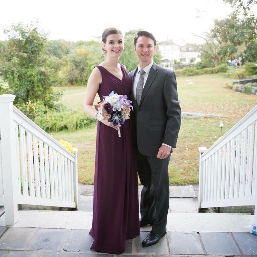 At Steph's wedding in CT!