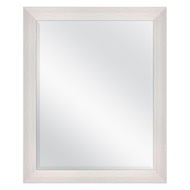 26.5-Inch x 32.5-Inch Wedge Wall Mirror in Rustic Grey
