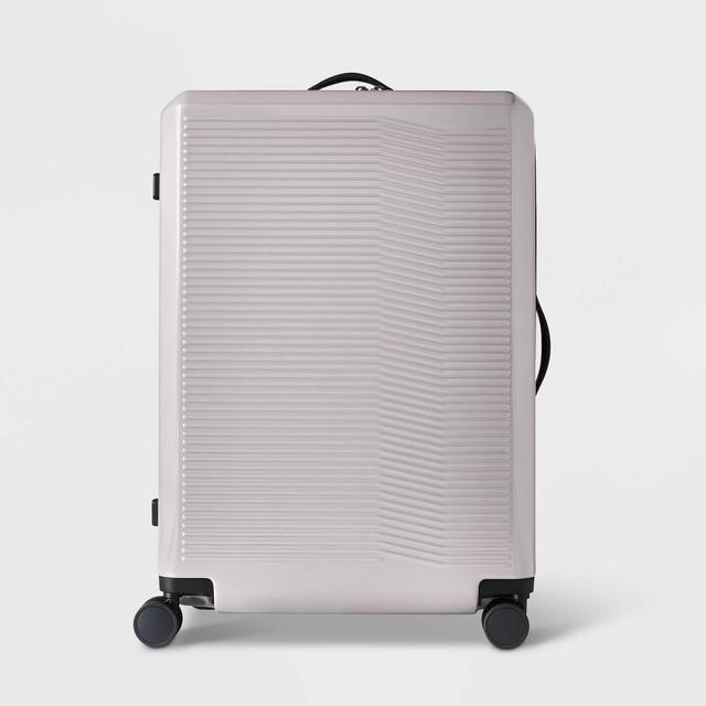 Hardside 29" Checked Suitcase Violet Ice - Open Story™