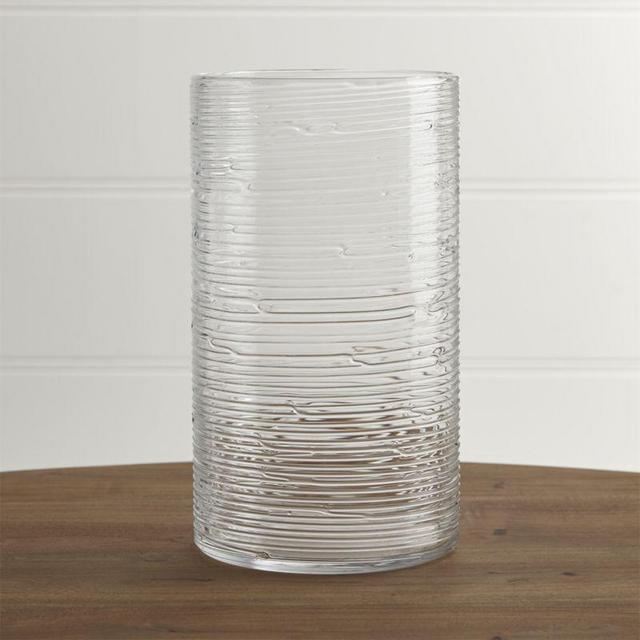 Spin Glass Extra Large Hurricane Candle Holder/Vase.