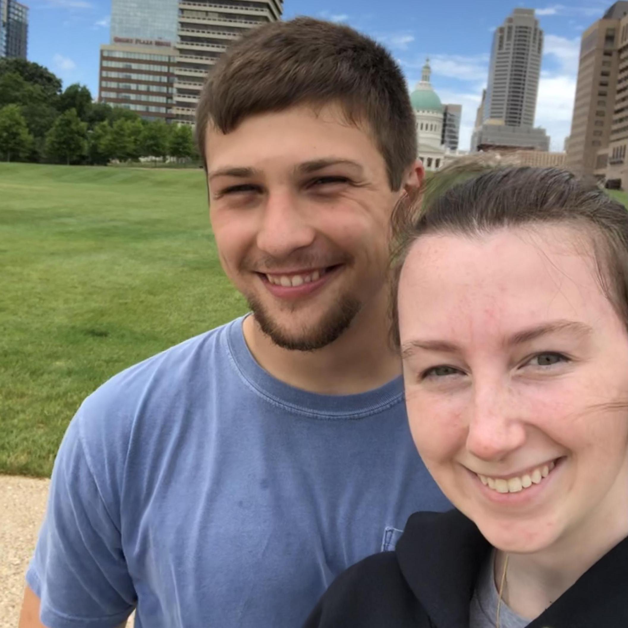 Erin's first trip with Ben to St. Louis