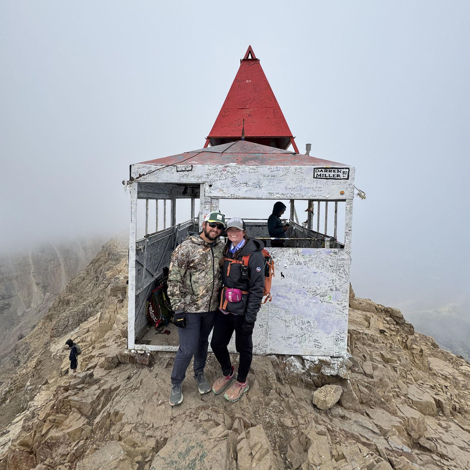 The summit of Mount Timpanogos
