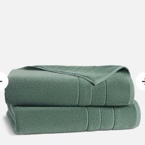 Super-Plush Turkish Cotton Bath Sheets - Bottanical Green