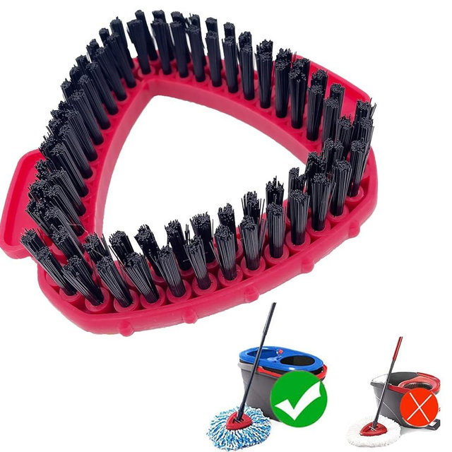 Scrub Brush Head for O Cedar, 1 PC Cedar Spin Mop Scrubber Replace Head 2-Tank, Ocedar Scrubbing Brush Mop, O'cedar Replacement Attachment for Bathroom and Kitchen