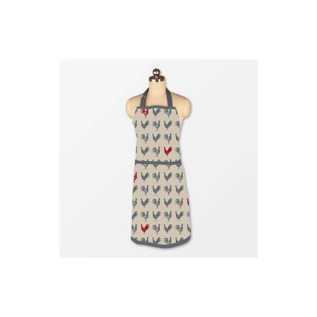 Chef Apron Hen Print Beige - MU Kitchen