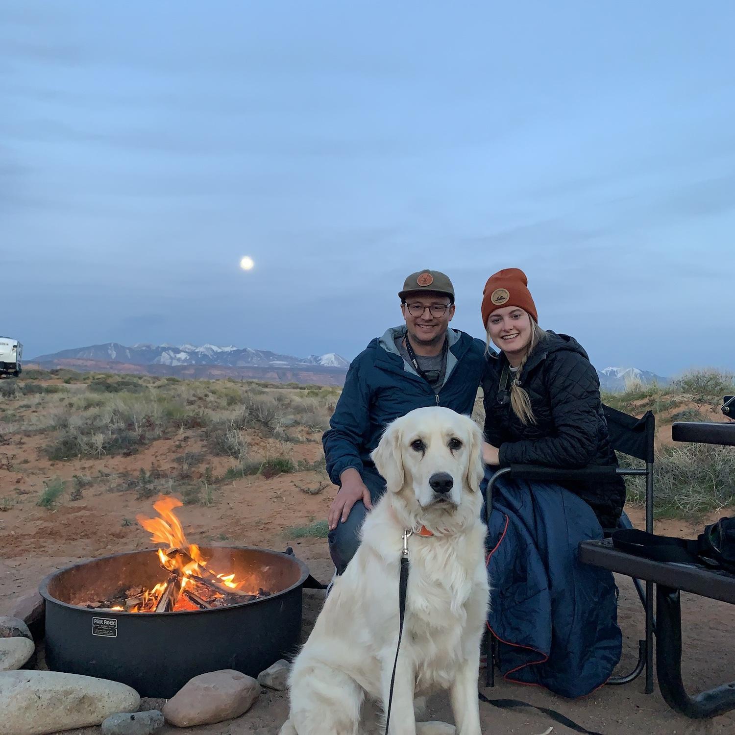 Camping in Moab with Coop!