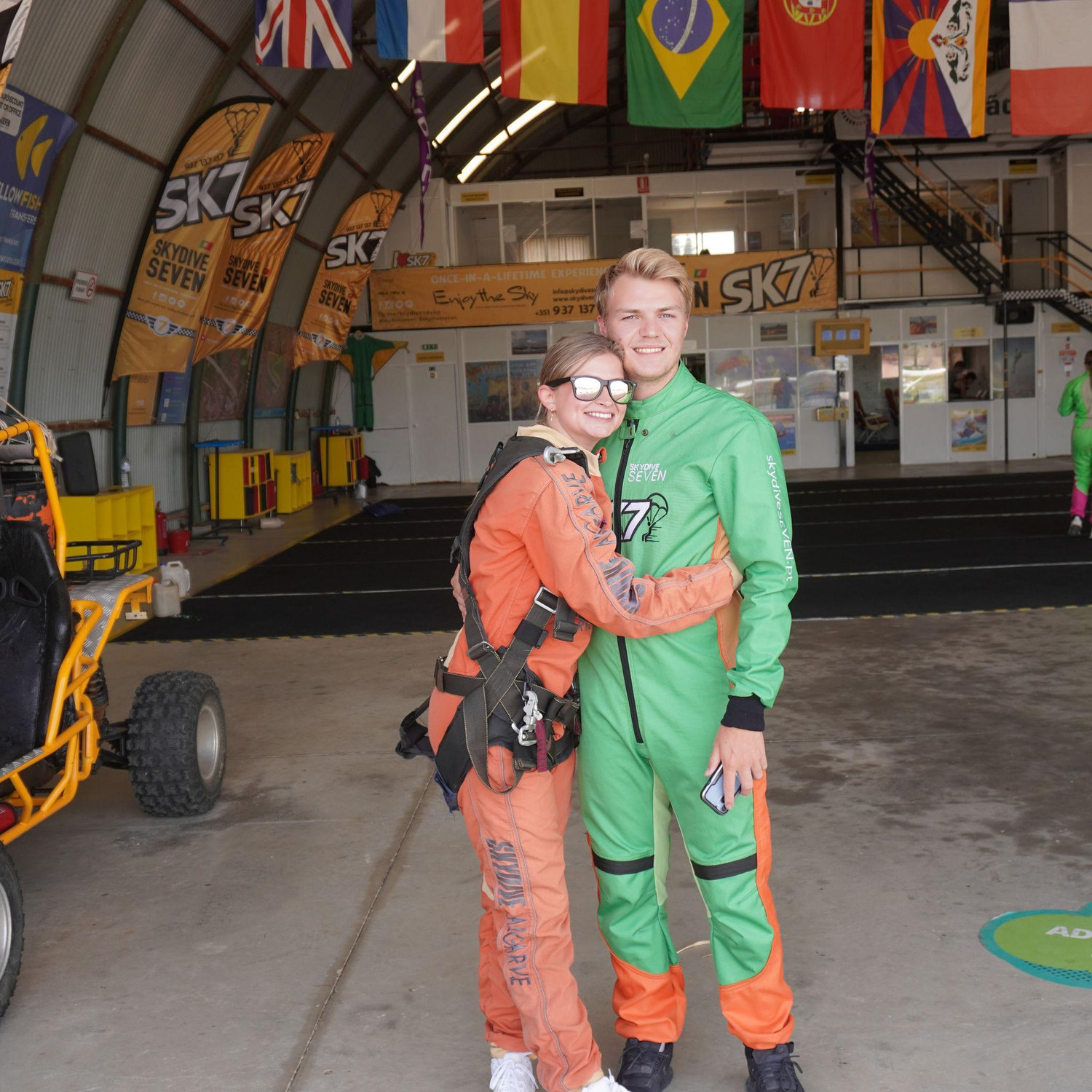 Skydiving in Portugal together!