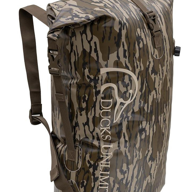 ALPS OutdoorZ Ducks Unlimited Guardian Backpack Dry Bag, 50L - Mossy Oak Original Bottomland