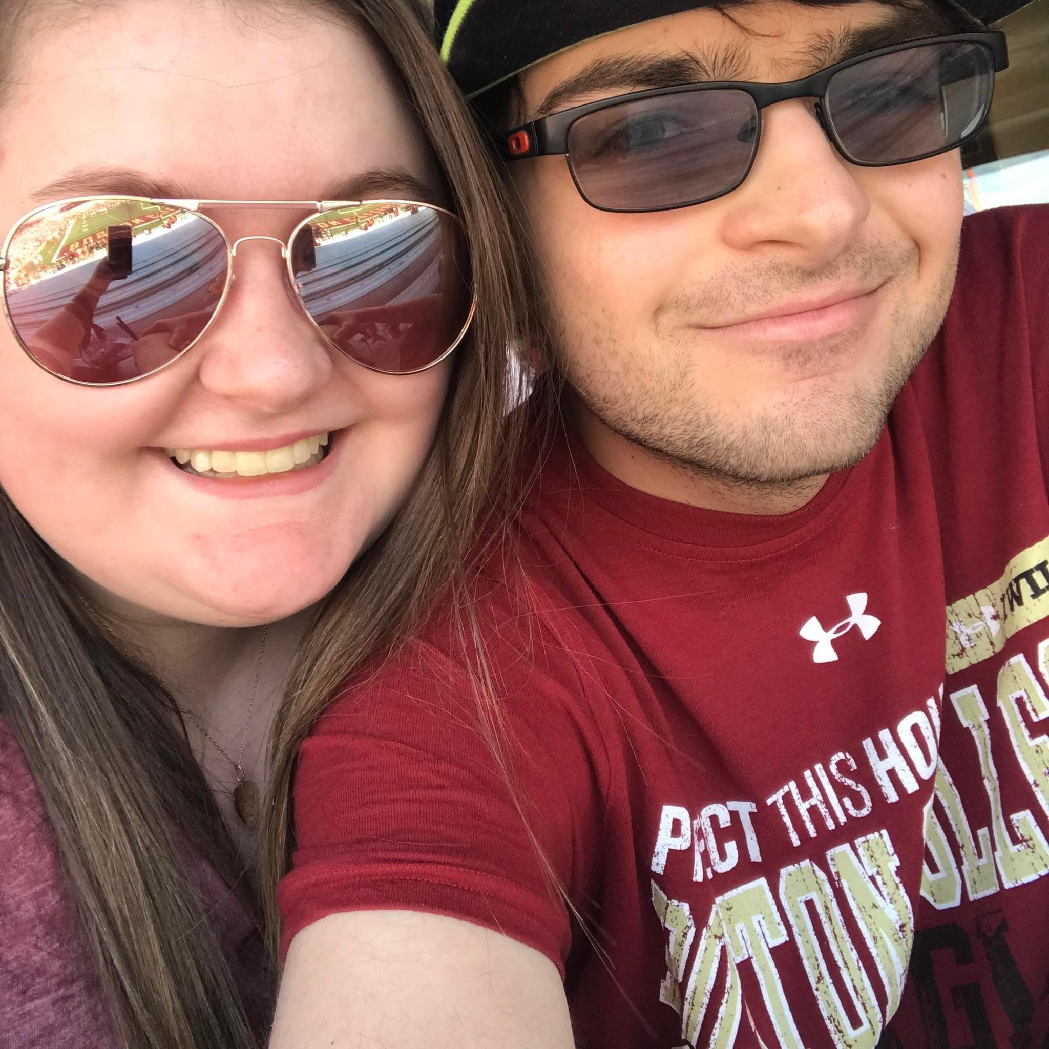First Boston College football game!