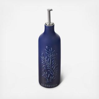 Oil Cruet with Embossed Olive Branch